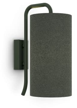 Belid Lighting Pensile Lampada da parete con paralume verde bottiglia, accensione con cavo 1x E27
