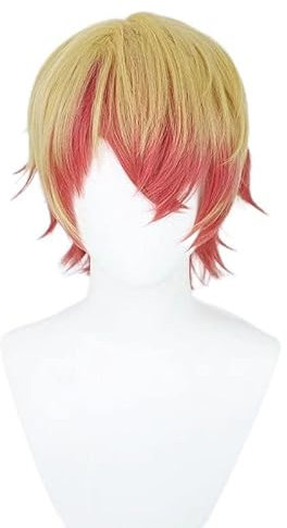 Anime Oshi No Ko Hoshino Ruby Cosplay Perücke gerade Orange Gold Rose Pink Perücke Cosplay Perücke Hitze beständige synthetische Perücken kappe
