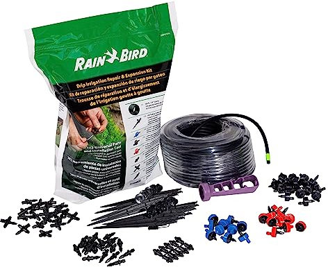 Rain Bird DRIPKITBAG Drip Irrigation Repair and Expansion Kit