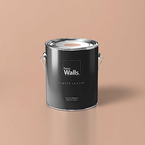 New Walls Premium Peinture murale Rose Clair Liquid Luxury Peinture émulsion d'intérieur - 5 L