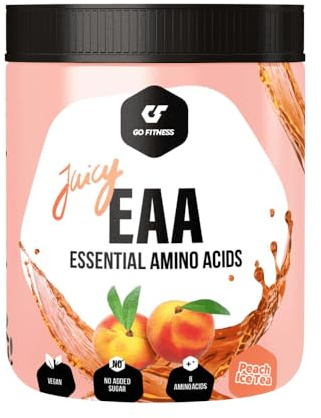 Go Fitness Juicy EAA (450g) Peach Ice Tea - Aminosäuren - EAA