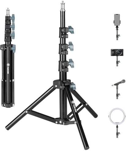 TARION Light Stand for Cameras Studio - 51/130cm Portable Lighting Tripod Stand Mini Photography Light Stand Lightweight Foldable Tripod Stand Compact for Video Recording Videography TLS-02