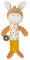 Nattou Aktiv-Kuscheltier aus Polyester, Kuscheltier-Esel Leo, Mit Quietsche, Ca. 22 cm, Felix und Leo, Beige