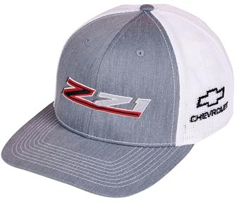 SR1 Performance Chevrolet Bowtie Z71 Offroad-Hut – Chevy Trucks Snapback Cap – Offizielles Lizenzprodukt von GM, Grau, Einheitsgr��e