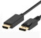 REY Cable Display Port DP Macho a HDMI Macho 3m 4K Conectores Dorados Negro