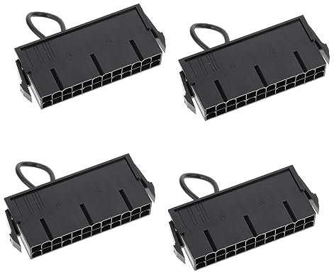 Homoyoyo 4stücke Teiliges Netzteil Tester ATX Stromversorgungsstarter Mit 24-pin Bridge Anschluss Langlebiger Für Pc Stromversorgungstest Kompatibel Mit ATX Netzteilen Und Motherboards