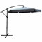 AKORD Ombrellone da Giardino Esagonale CYNIA | 300x300x245 cm Inclinazione e altezza Regolabili | Ombrelloni da Spiaggia Esterno Balcone Terrazzo Antivento Impermeabile | Grigio