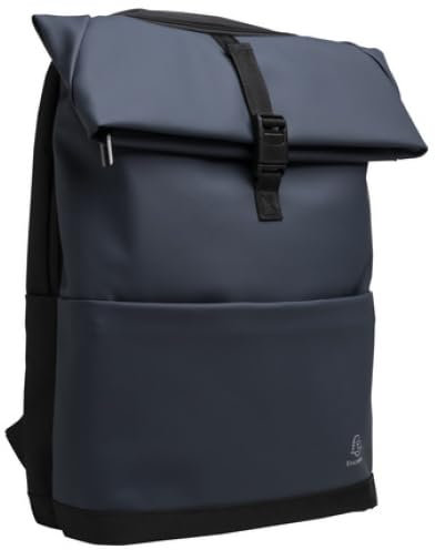 Exacompta - Réf. 17536E - Sac à dos imperméable Exactive Young 2 - idéal pour les déplacements - 2 compartiments - poche étanche à l'avant pour ranger une bouteille - en PU mat ultra doux - Ardoise