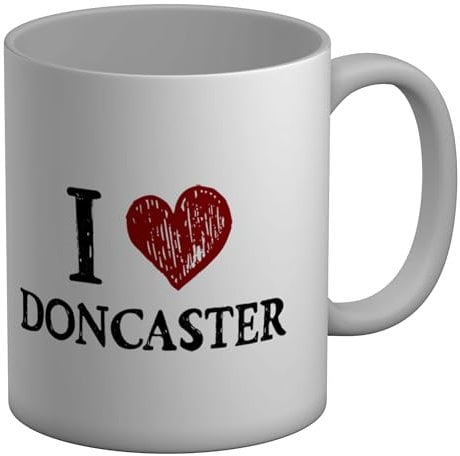 Shopagift I Love Doncaster Mug South Yorkshire Love Heart White 11oz Large Ceramic Cup