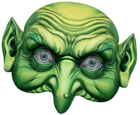 LPORF Hexe Latex Gesichtsmaske | Halloween Hexe Gesicht Damen | Hexe Gesichtsbedeckung für Frauen | Rollenspiel-Set Hexe Maskerade für Make-up und Verkleidung