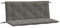vidaXL Gartenbank-Auflagen 2 STK. Melange Dunkelgrau 120x50x7 cm Stoff