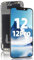 DTD Display per iPhone 12/iPhone 12 Pro LCD 6.1 di ricambio per schermo touch screen 3D Touch Digitizer (Non viene fornito con strumenti di riparazione)
