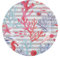 KASANOVA Plato postre melamina 21 cm coral
