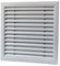 griglia aerazione rettangolare, Griglie di ventilazione, cappa in rete di ventilazione in lega di alluminio Prese d'aria Aria condizionata Otturatore dell'unità esterna(Style A (hole opening,500x500 m