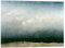 Posterlounge Der Mönch am Meer Acrylglasbild von Caspar David Friedrich 18 x 13 cm Blau Wandbilder Wanddeko