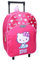 mybagstory - Zaino con ruote per bambine Hello Kitty Rose - Bambino - Scuola - asilo - asilo - ragazza - 33 cm - spallacci regolabili - ruote - idea regalo, Hello Kitty, rosa, Enfant