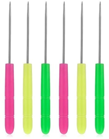 6 Pcs Cookie Scribe Tool Cookie Decorating Sugar Stir Needle Supplies Stainless Steel DIY Baking Pin for Baking Scribe Tool Marking Patterns
