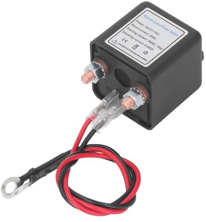 Remote Battery Disconnect Switch Kit Anti Theft Battery Cut Off Kill Switch for Car Motorcycle Electric Vehicle