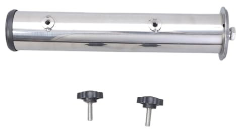 LLINthy Tubo porta ombrelli da patio per stabilità Manicotto base per ombrellone esterno con viti Facile installazione Accessori per ombrellone Tubo base ombrello