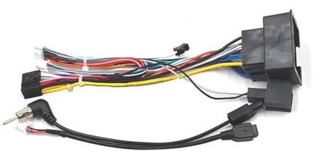 Auto Für Chevrolet Für Trax 2014 2015-2016 Power Cable Car Media Radio Player 16Pin Kabelbaum Mit Canbus Box Zubehör