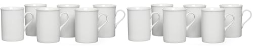 Ritzenhoff & Breker 097269 - Juego de Tazas de café (6 Piezas), Color Blanco (Paquete de 2)