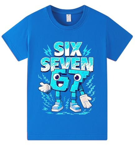 Banxidi 67 t-Shirt Boys Girls 100% Cotton Summer Six Seven t Shirt ve Day Kids Shirts Printed Sports Short Sleeves Tops