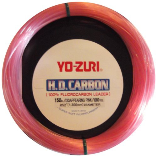 Yo-Zuri 27,7 m HD Fluorocarbon Vorfachschnur, Pink, 136 kg
