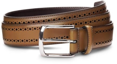 Allen Edmonds Men's Manistee Belt, Walnut, 38
