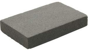 Abziehstein mit Öl mit einem Rand rund