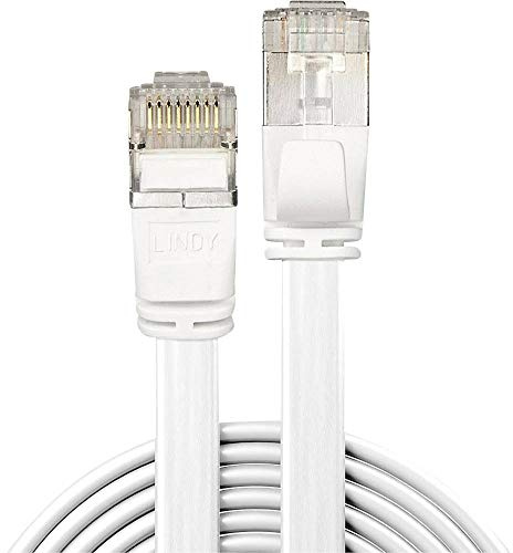 Lindy Cat. 6 Flat Network Cable U/FTP, 3 m, White