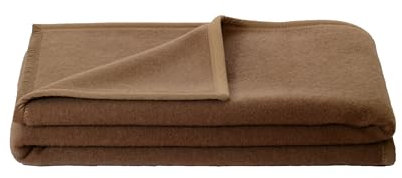 STEINBECK Algier Blanket 100% Camel Hair Colour Camel in Two Sizes 150 x 200 cm Weight 2000 g
