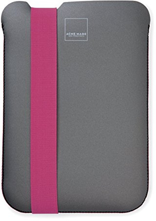 NEW! Acme Skinny 10 Sleeve for Tablets And Ipad Minis - Grey / Pink