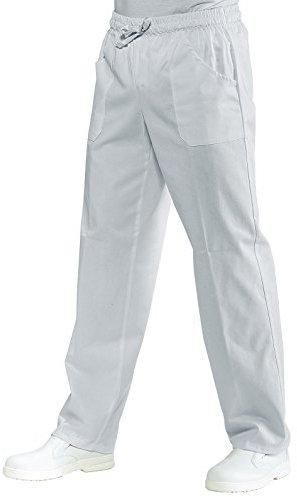 Isacco Pantalón con elástico Blanco, 4XL, 100% algodón, 190 g/m²