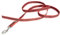 IDC Color & Gray gumierte Leine, 20 mm x 2 m ohne Schlaufe, Rot-Grau