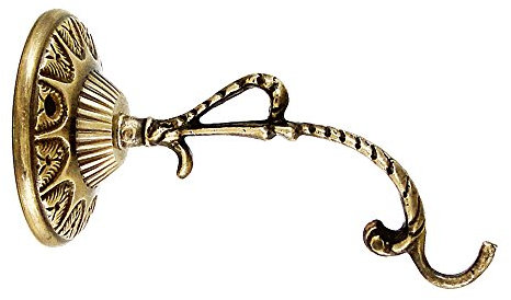 NKlaus Haken für Öllampe Halter antik Messing Handarbeit 2793