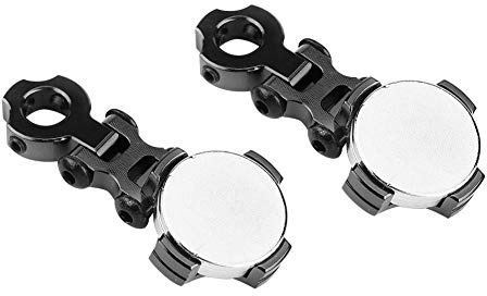 Magnetische Karosseriepfostenhalterung, Stabile Metallhalterung für RC Car Zubehör, 2 STK. Schwarze Magnete für HSP, Axial SCX10, D90, HPI