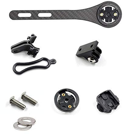 ESEN SP Integrierter Lenkerhalter für MTB-Computer , für Garmin Edge (Typ 200, 500, 510, 800, 810 & 1000) Bryton GPS- und Computer-Halterungsserie, Schwarz matt/glänzend (matt)
