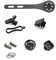 ESEN SP Integrierter Lenkerhalter für MTB-Computer ， für Garmin Edge （Typ 200, 500, 510, 800, 810 & 1000） Bryton GPS- und Computer-Halterungsserie, Schwarz matt/glänzend (matt)