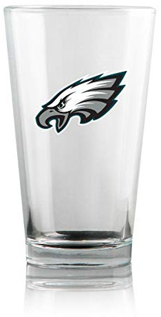 Philadelphia Eagles Duck House NFL Pint Glas, Trinkglas, Bierkrug Set (2 STK.) 475 ml