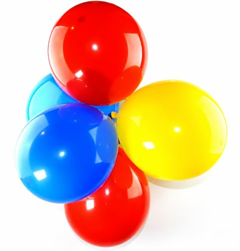 Happium Latexballons, 30,5 cm, 20 Stück (blau, rot, gelb)
