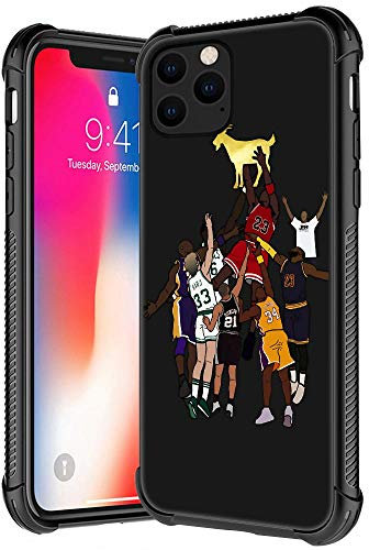 Compatible with iPhone 11 Pro Max Case,Basketball Player 35 Pattern Plexiglass for Boys Man,Anti-Scratch Shockproof Cover case for iPhone 11 Pro Max