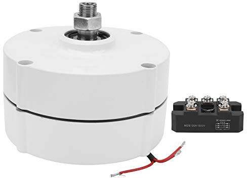 LiebeWH Generator, Permanentmagnetgenerator Elektrischer 3-Phasen Wechselstromgenerator AVAN-100W Industriebedarf Permanentmagnet-Lichtmaschine(Mit Gleichrichter 48V)