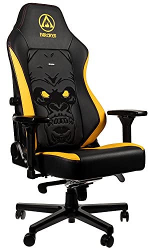 noblechairs Hero Gaming Stuhl, Bürostuhl Ergonomisch, Schreibtischstuhl, Gaming Chair PC, Gaming Sessel, Chefsessel Bürostuhl 150 kg Belastbarkeit, Far Cry 6 Edition