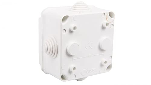 5901130480197 Hermetisch leerer Koffer für Cu bis 2,5 mm² 88 x 88 x 60 mm IP55 weiß PK-0 0224-00 Electro-plast Elektrolyse