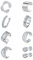 JFORYOU Ear Cuff Ohrklemme Edelstahl Fake Helix Clips Ring Kein Piercing Cartilage Ohrring