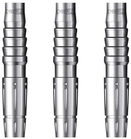 CyeeLife 16g Tungsten Soft Dart Barrels 90% ZG06 Silber