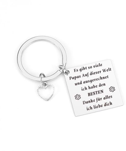 Yilousy Vatertagsgeschenk für Papa, Geschenke für Papa, Schlüsselanhänger Papa, Papa Geschenk Weihnachten, Papa Geschenk Geburtstag, Bester Papa Geschenke, Geschenke für Papa von Tochter