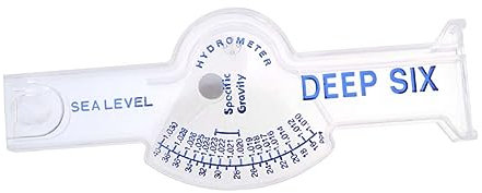 minkissy Hydrometer für Meerwasser Salinitätsmesser für Fischbecken Schwimmendes Hydrometer Salinimeter Gravimeter für Aquarien gewidmet Aräometer Aquarium