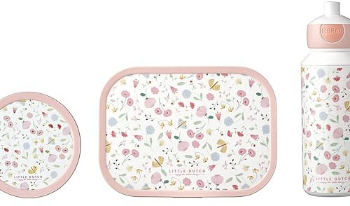 Mepal set campus, pu+lb+fb, flowers & butterflies