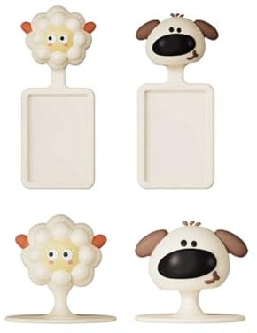 ARFUKA Toilet Seat Lifter Toilet Seat Handle Toilet Lid Lifter Cartoon Animal Sticky Avoid Touching Toilet Cover Handle Bathroom Accessories for Home Office Hotel Pack of 4